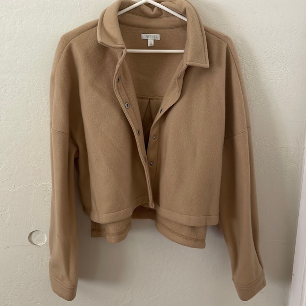Abound cropped fleece jacket from Nordstrom